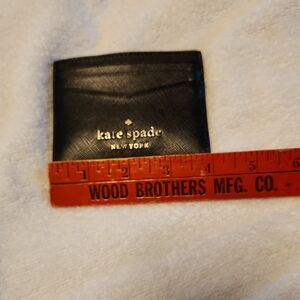 Kate Spade Black Leather Card Wallet